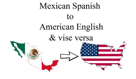 spanish to american translation.